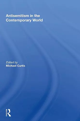 Antisemitism In The Contemporary World cover