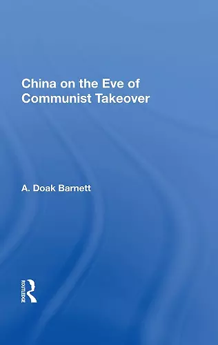 China On The Eve Of Communist Takeover cover