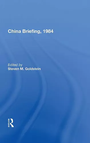 China Briefing, 1984 cover