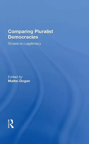 Comparing Pluralist Democracies cover