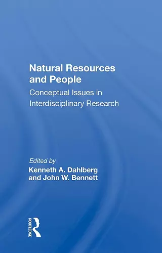 Natural Resources and People cover