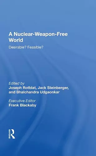 A Nuclear-weapon-free World cover