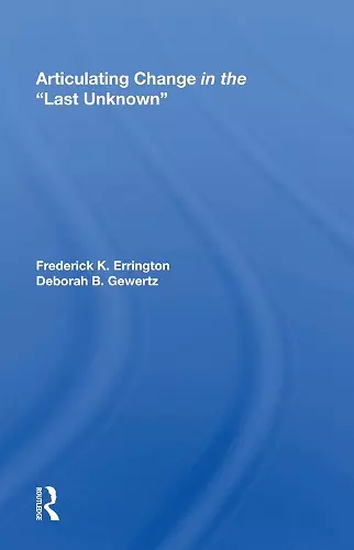 Articulating Change In The ""Last Unknown"" cover