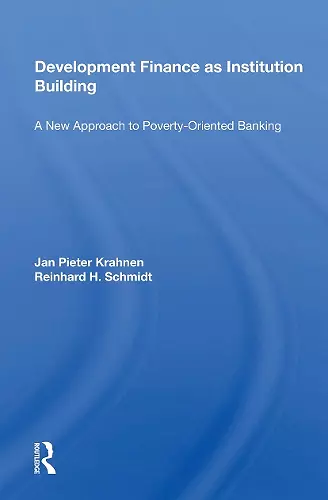 Development Finance As Institution Building cover