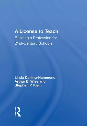 A License to Teach cover