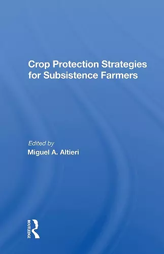 Crop Protection Strategies For Subsistence Farmers cover