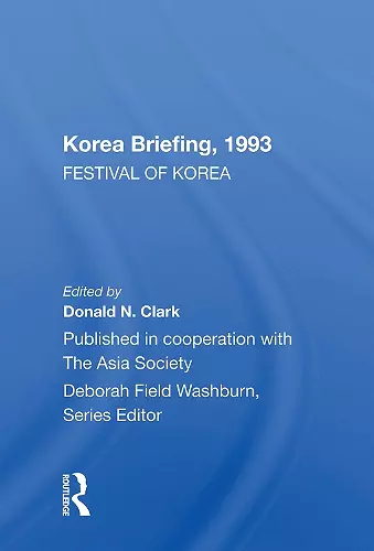 Korea Briefing, 1993 cover