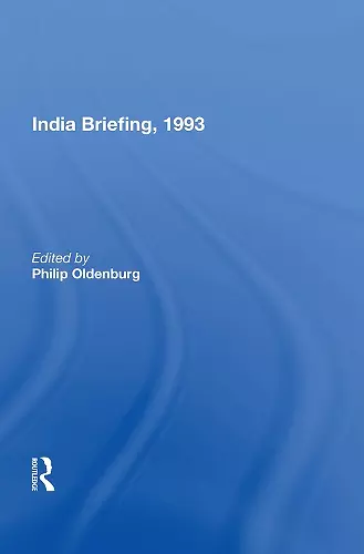 India Briefing, 1993 cover