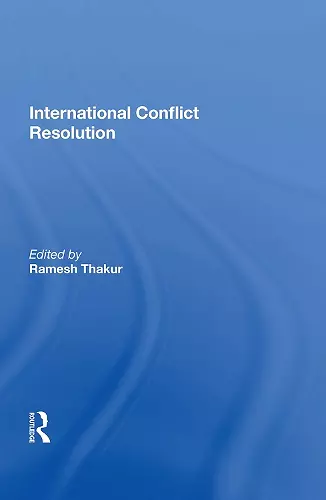 International Conflict Resolution cover