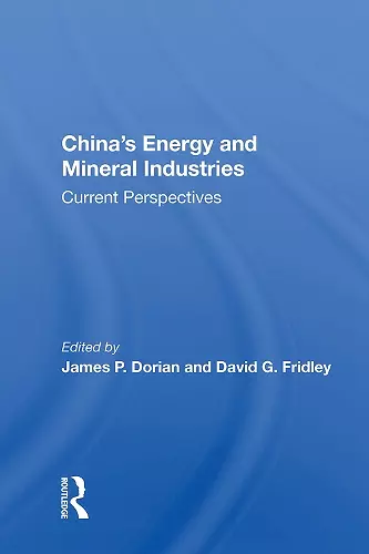 China's Energy and Mineral Industries cover