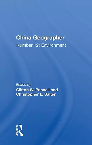 China Geographer cover