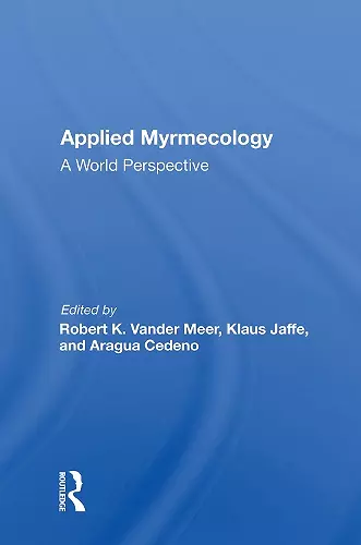 Applied Myrmecology cover