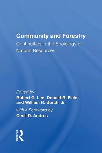 Community And Forestry cover