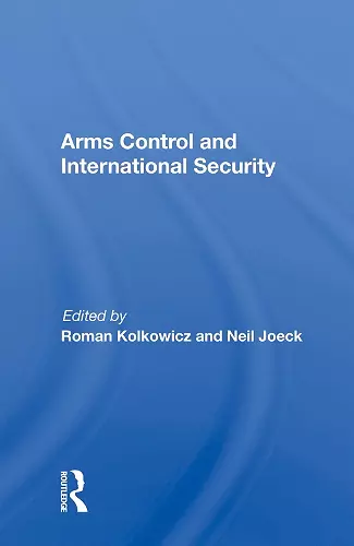 Arms Control And International Security cover
