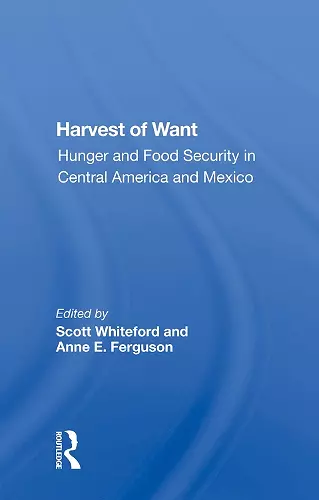 Harvest of Want cover