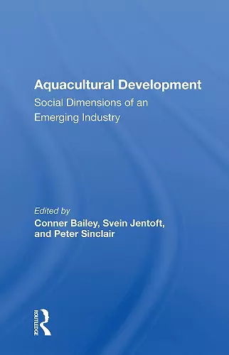 Aquacultural Development cover