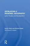 Appalachia: A Regional Geography cover