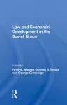 Law And Economic Development In The Soviet Union cover