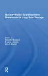 Nuclear Waste: Socioeconomic Dimensions of Long-Term Storage cover