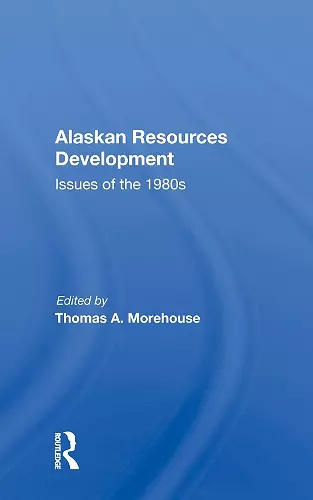 Alaskan Resources Development cover