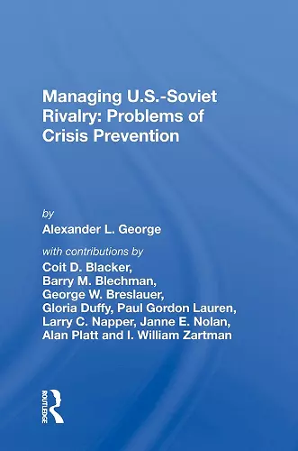 Managing U.s.-soviet Rivalry cover