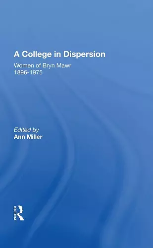 A College In Dispersion cover