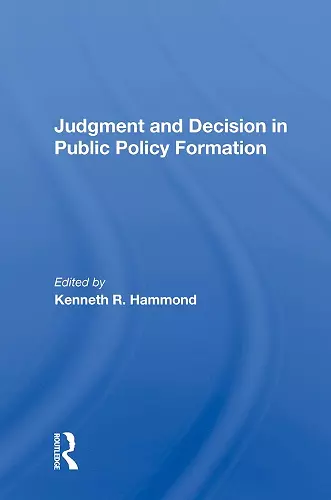 Judgement And Decision cover