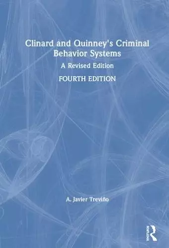 Clinard and Quinney's Criminal Behavior Systems cover