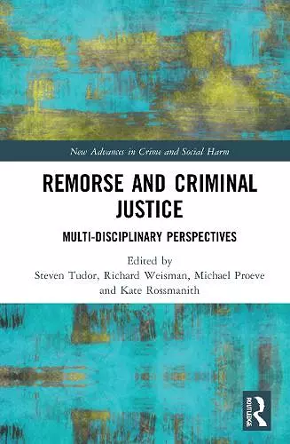 Remorse and Criminal Justice cover