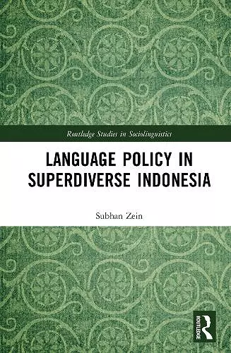 Language Policy in Superdiverse Indonesia cover