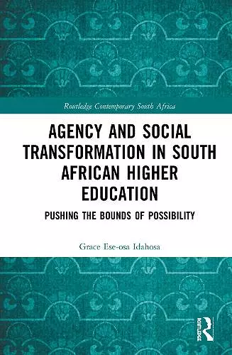 Agency and Social Transformation in South African Higher Education cover