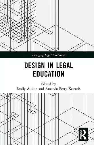 Design in Legal Education cover