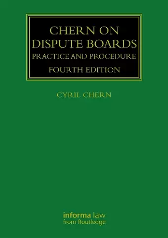 Chern on Dispute Boards cover