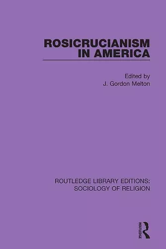 Rosicrucianism in America cover