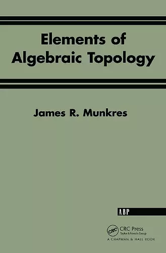 Elements Of Algebraic Topology cover