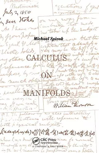 Calculus On Manifolds cover