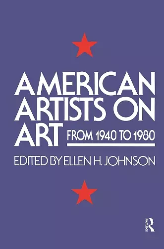 American Artists On Art cover