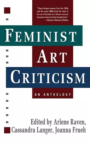 Feminist Art Criticism cover