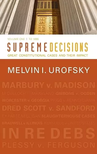 Supreme Decisions, Volume 1 cover