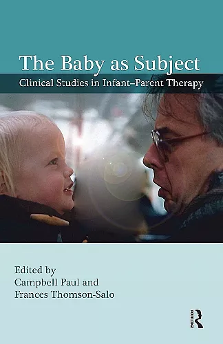The Baby as Subject cover