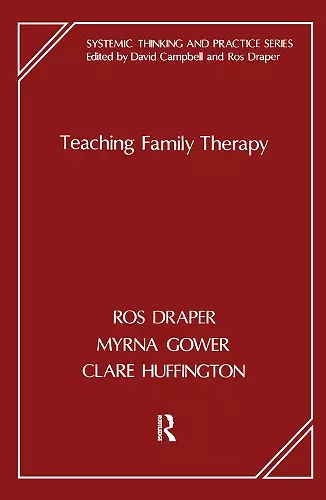 Teaching Family Therapy cover