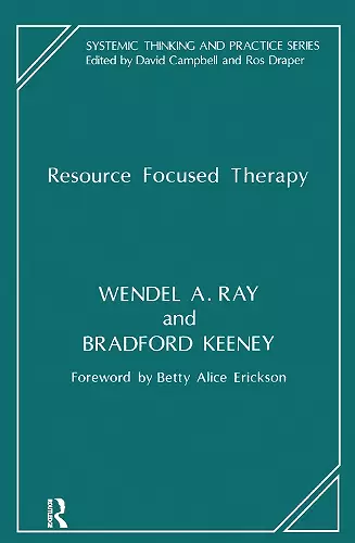 Resource Focused Therapy cover