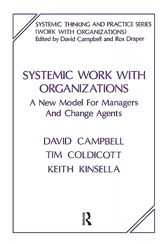 Systemic Work with Organizations cover