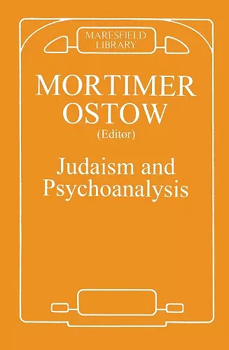 Judaism and Psychoanalysis cover