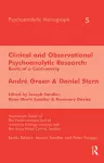 Clinical and Observational Psychoanalytic Research cover