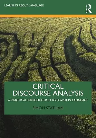 Critical Discourse Analysis cover