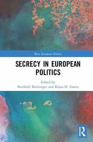 Secrecy in European Politics cover