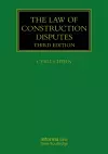 The Law of Construction Disputes cover