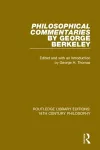Philosophical Commentaries by George Berkeley cover