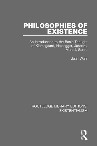 Philosophies of Existence cover